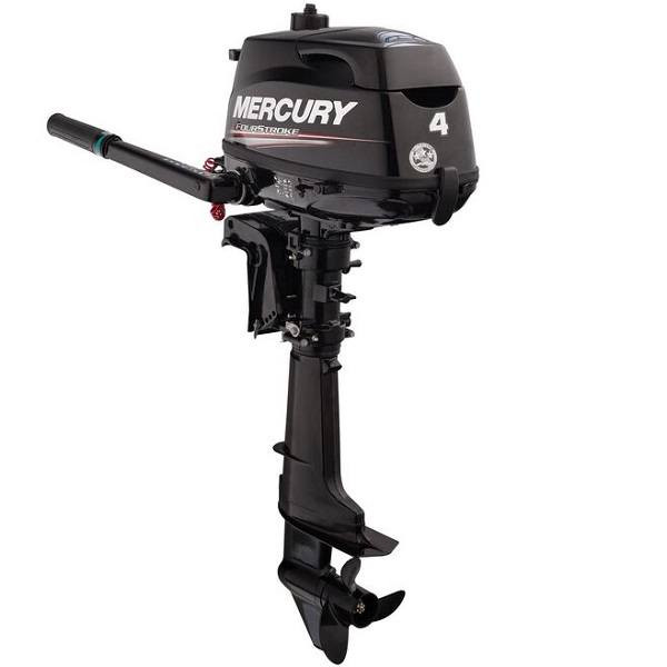 Mercury 4HP 4-Stroke Outboard Motor Tiller 1F04201KK 15" Shaft