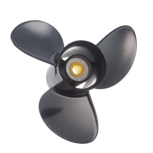 Amita 3 Propeller: Yamaha - Aluminum, 9-1/4 x 9, 9.9-15 HP, 8 Tooth Spline